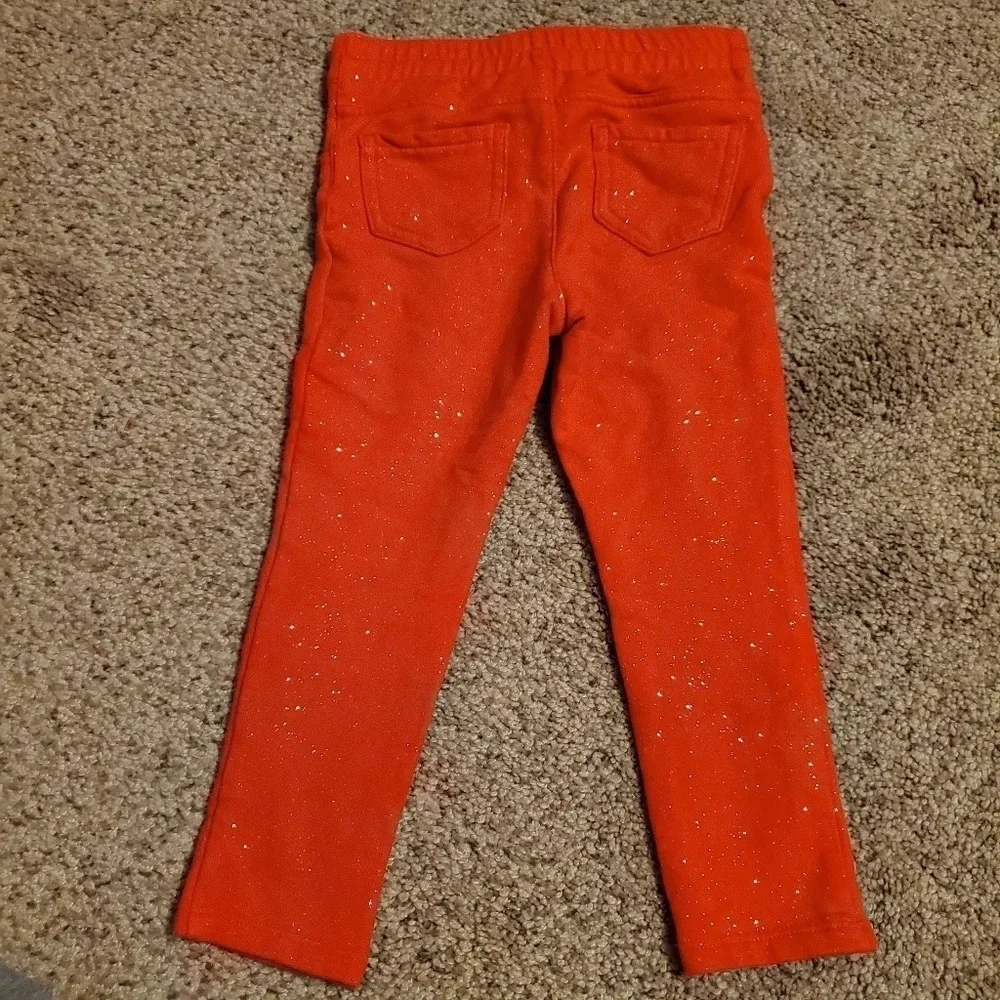 The Children's Place Red Glitter Pants 2T